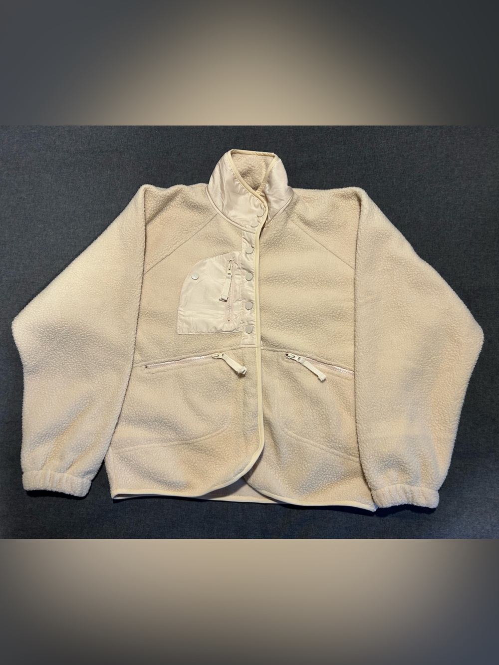 Cozy Cream Sherpa button up Jacket